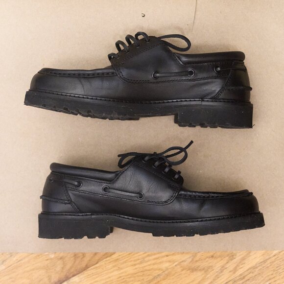 Zara men's vibram leather deck shoes size 9 - Picture 4 of 7